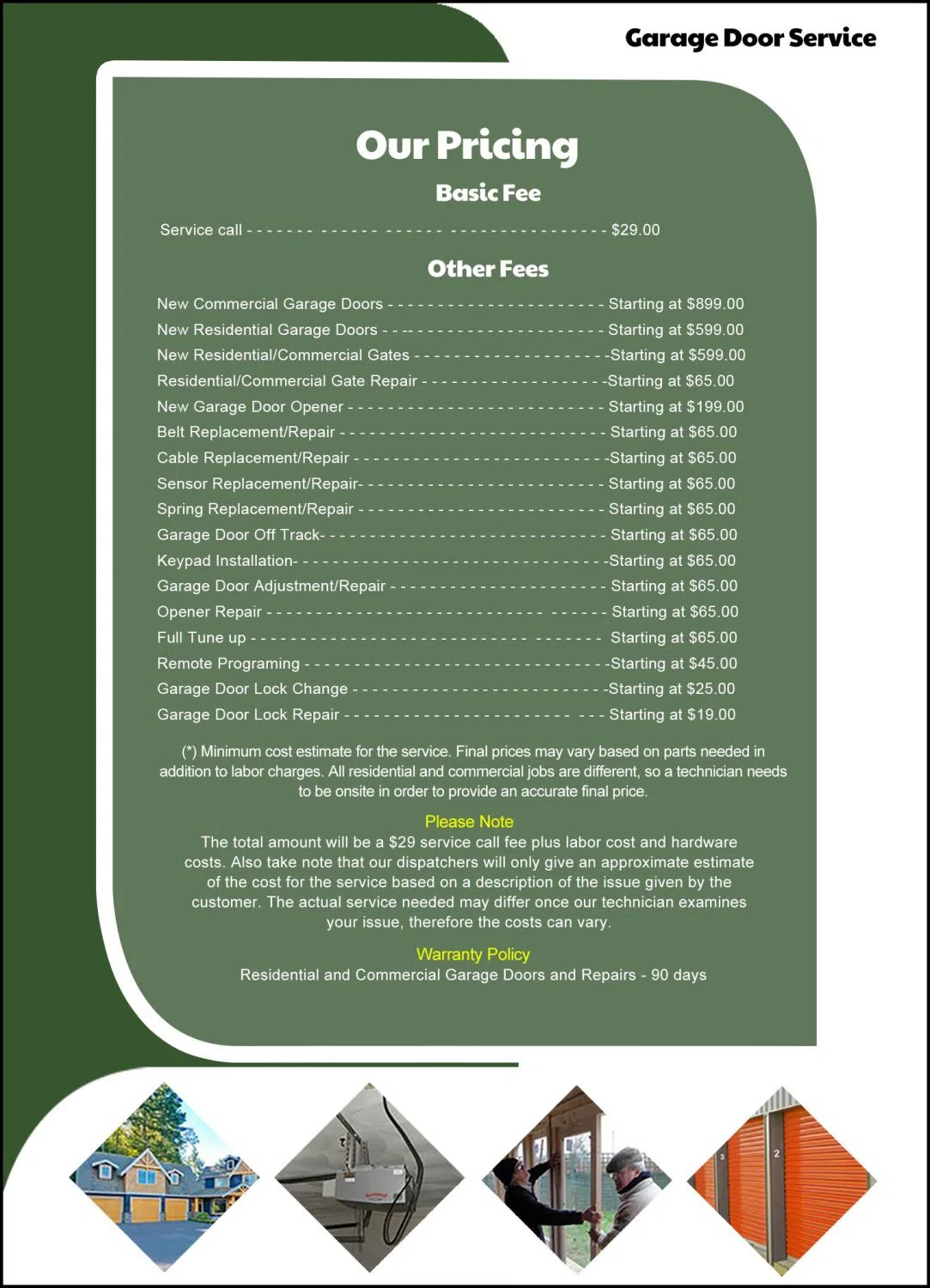 Metro Garage Doors Hicksville, NY 516-881-2953